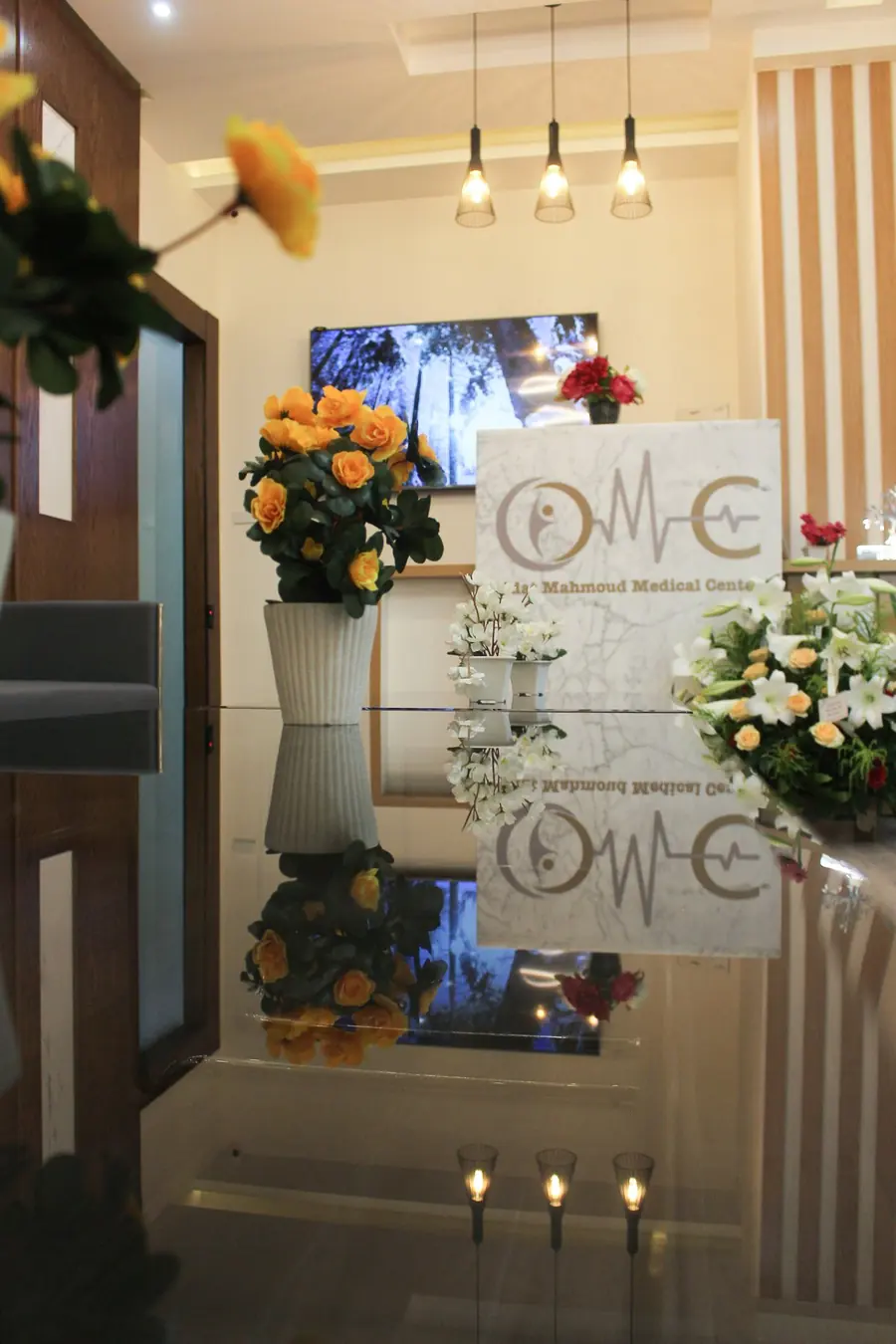 Inside the center